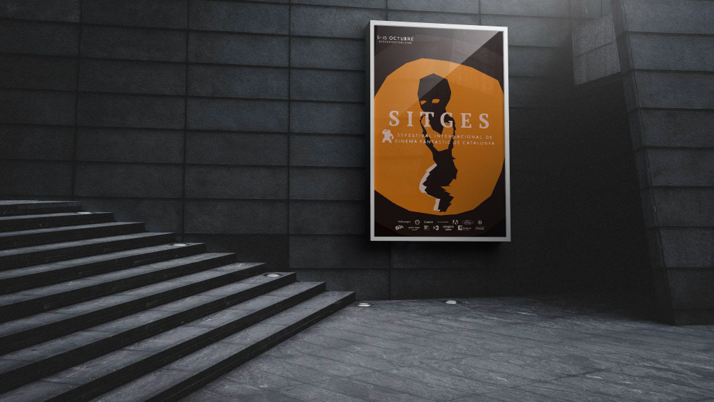 Cartel propuesto para el Festival Internacional de Cine Fantástico de Sitges, diseño gráfico de Marcos Linares.