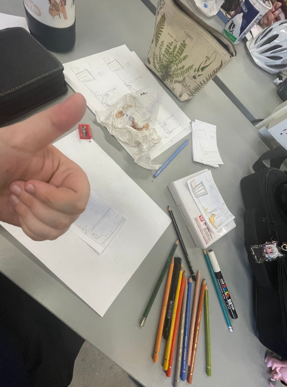 Work station during class