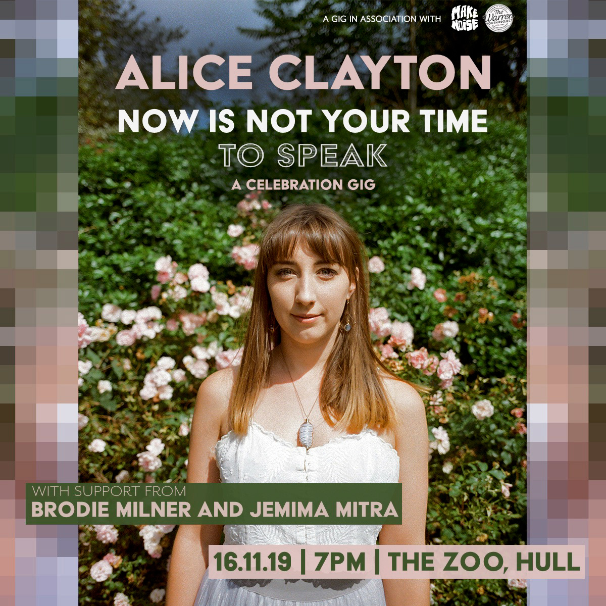 Celebration Gig Poster using photo taken by Josh Moore