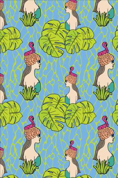 Fiona Flamingo in the Colony Club Two Collection