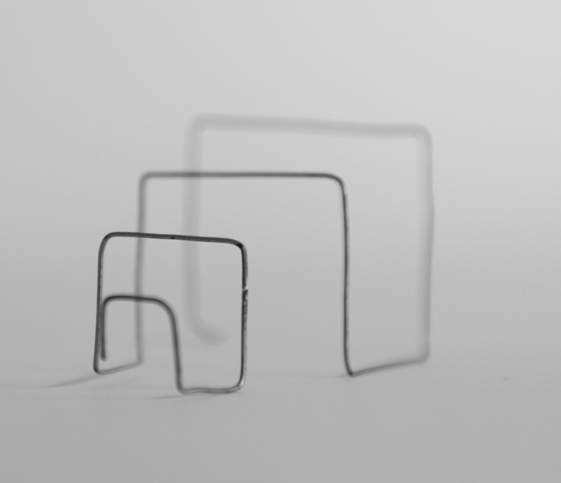 Progression no.1 maquette - Metal, 8 x 4 x 4cm, 2021