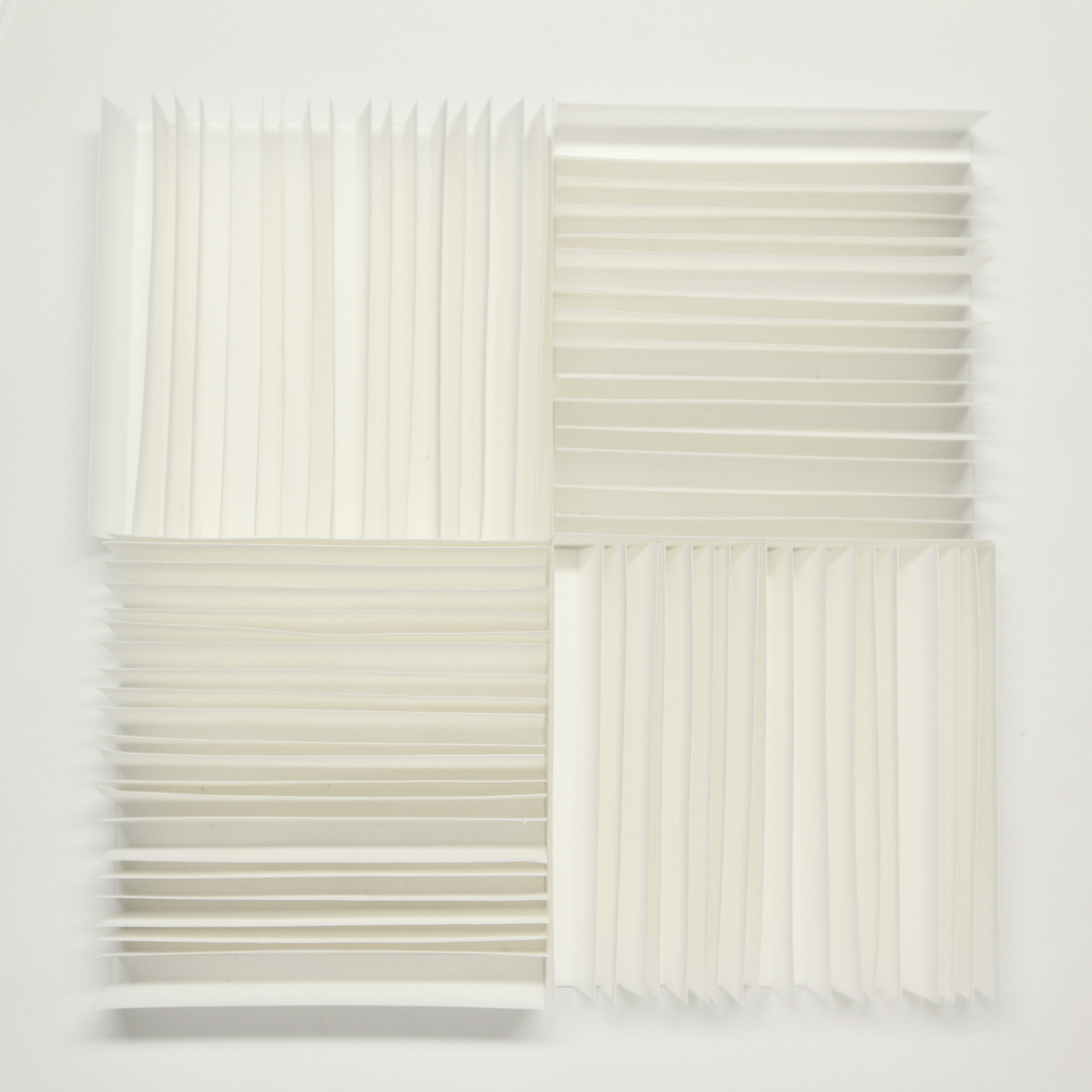Tac -Tile Composition 1 (maquette), 2021 Paper, 20cm x 20cm x 2cm