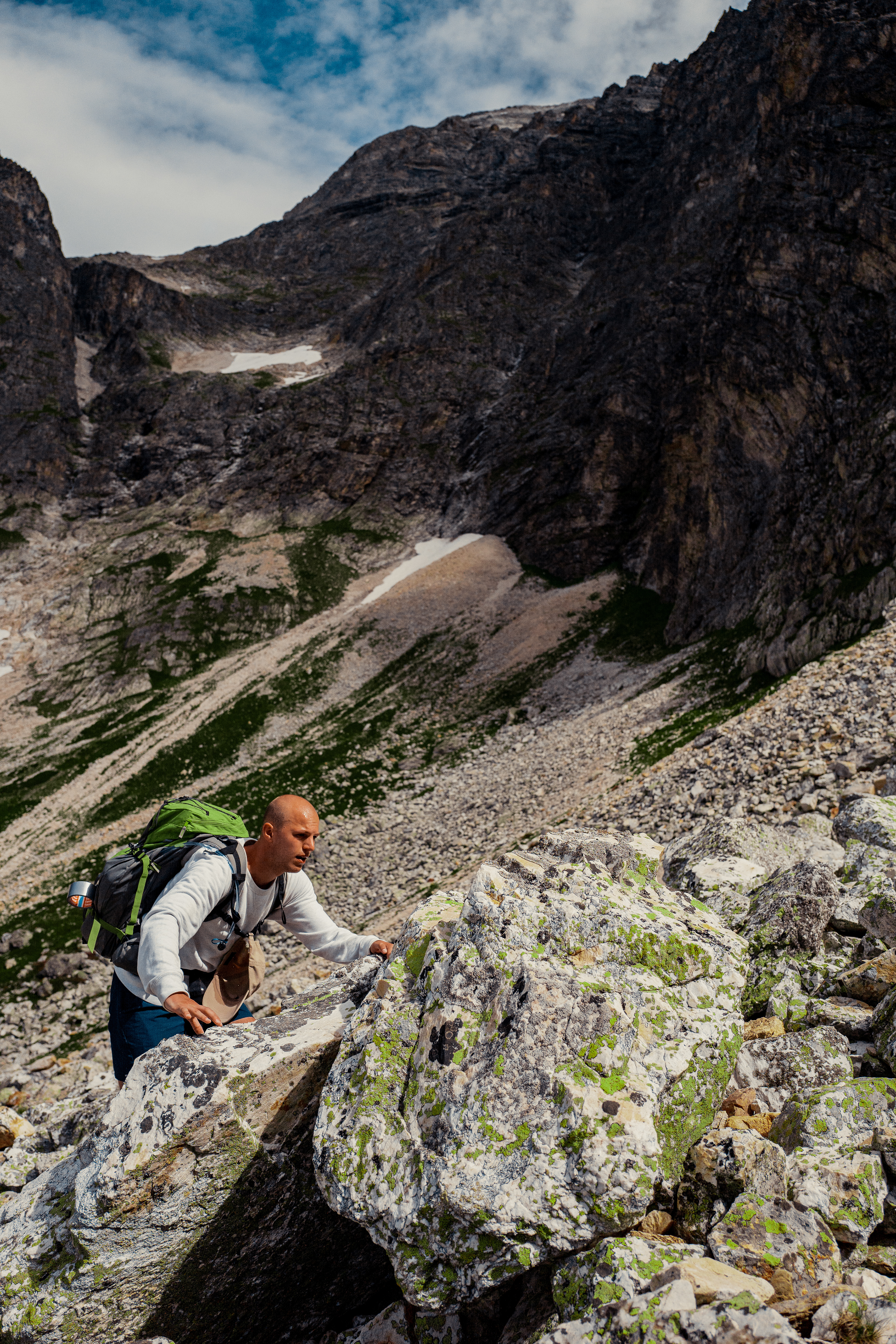 Climbing Col Noire