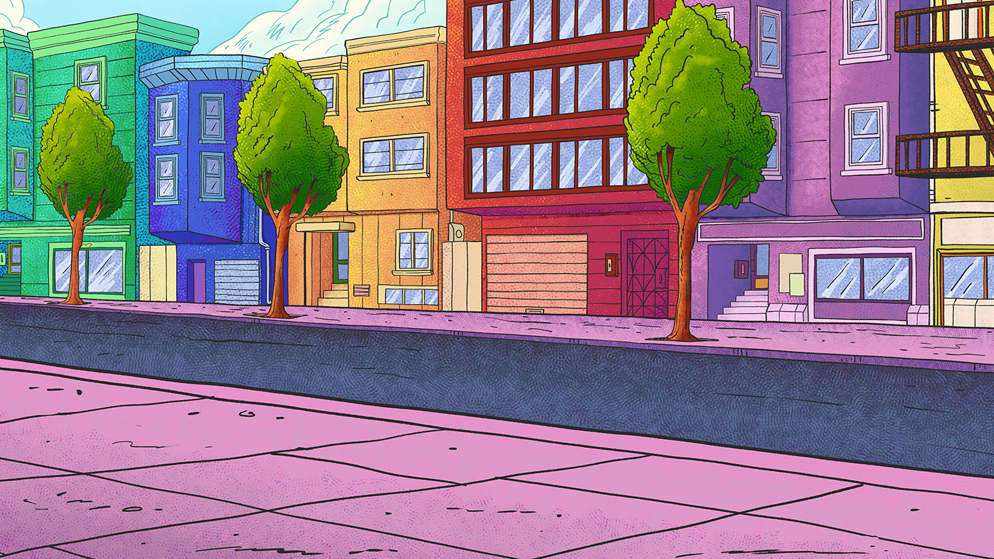 background painting, Adobe Photoshop