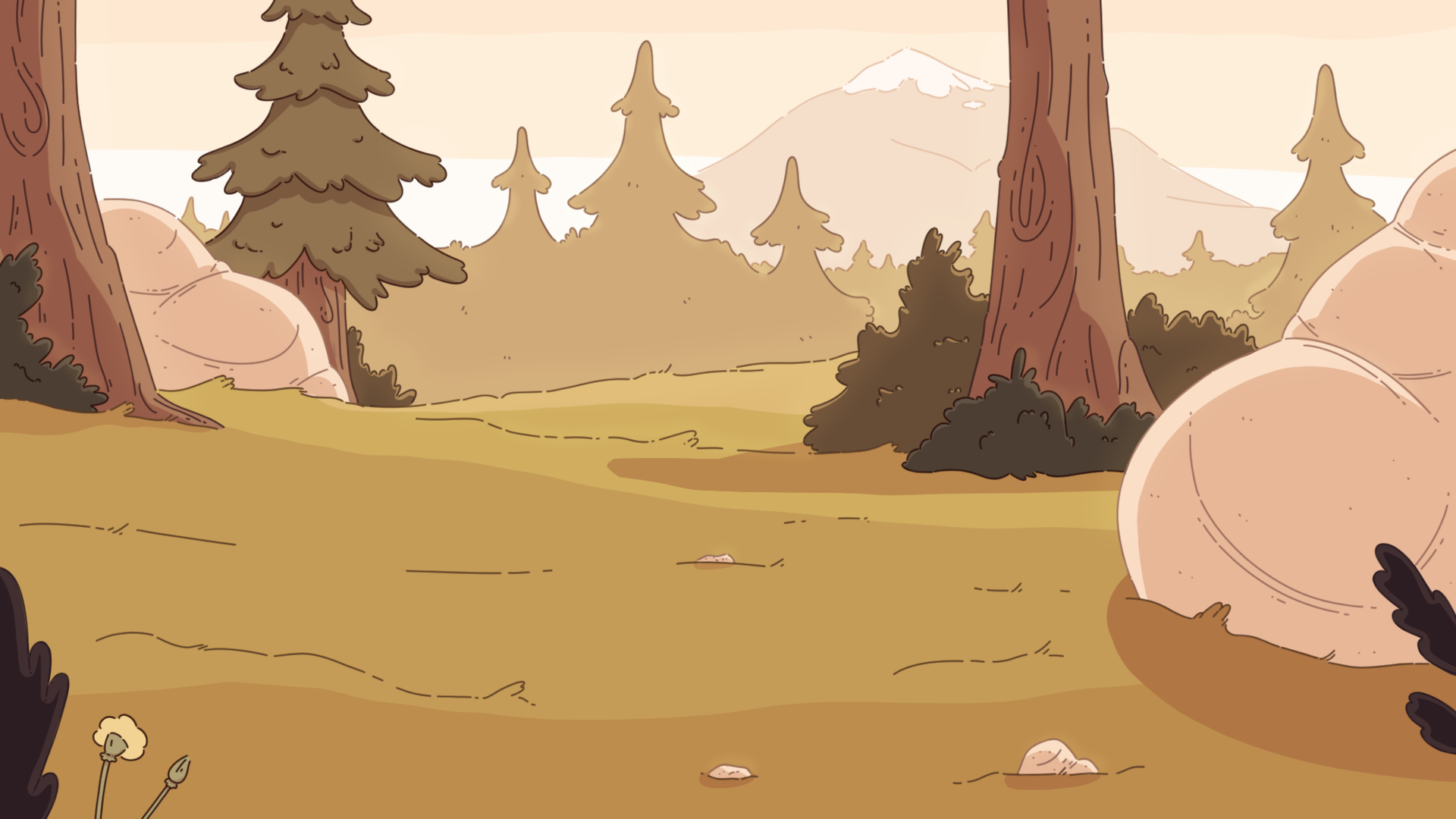 background design & painting, Adobe Photoshop