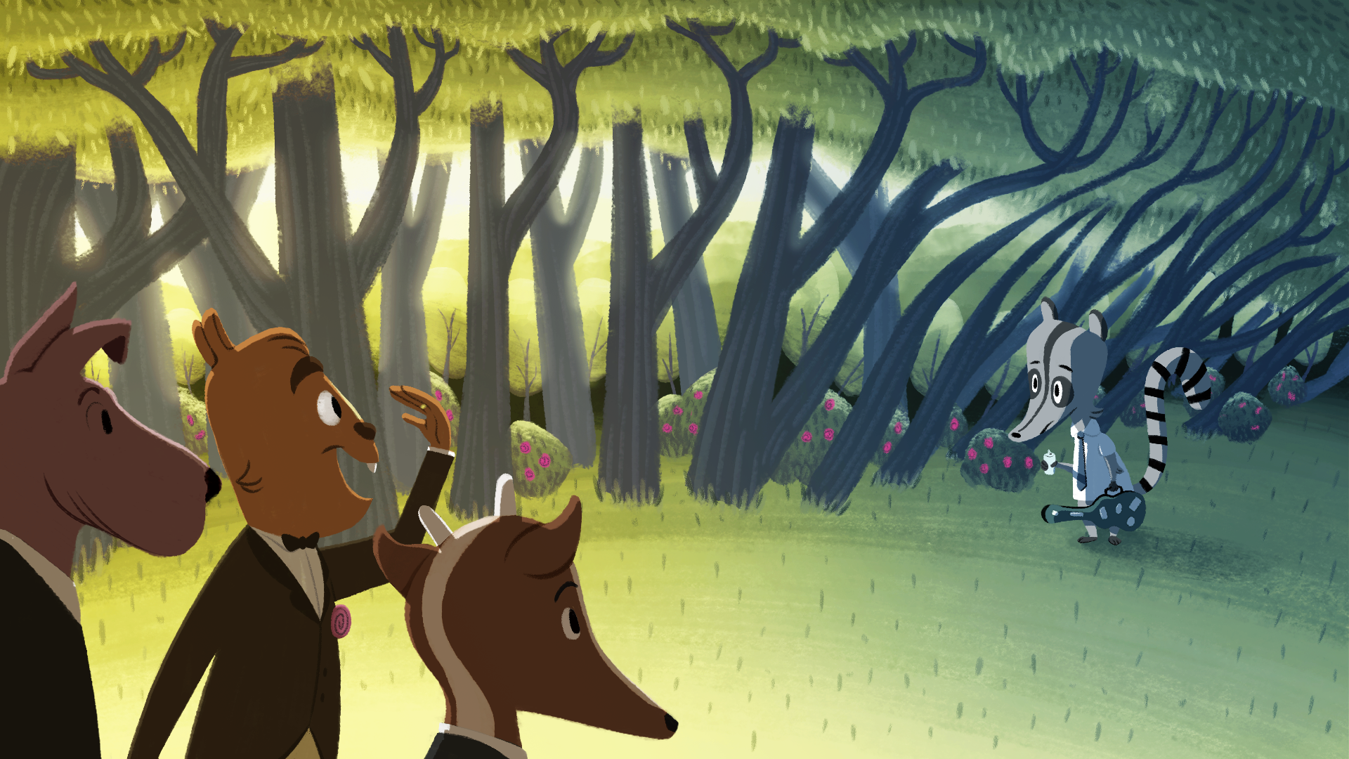 Style frame for the short film, Get Old Forever