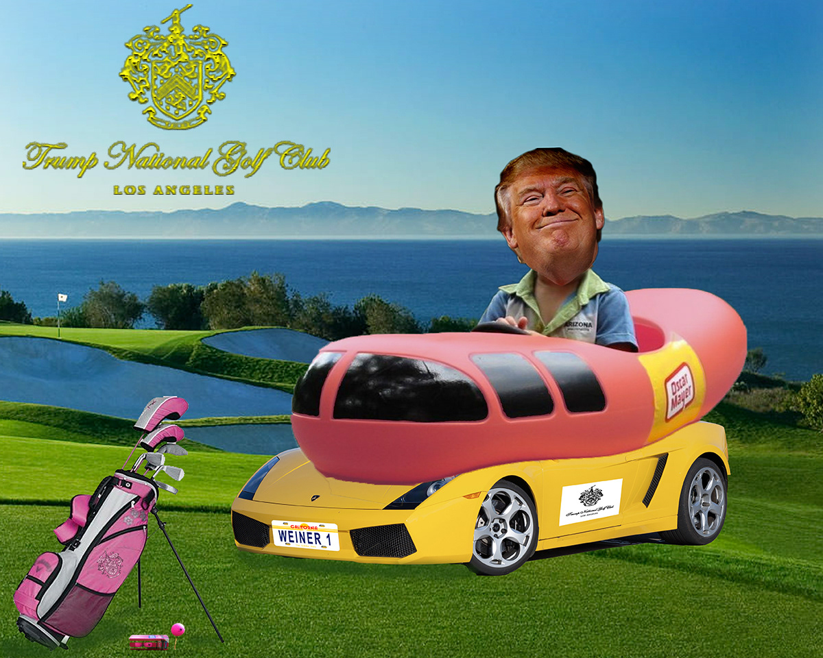 Weenie in a Lamborghini