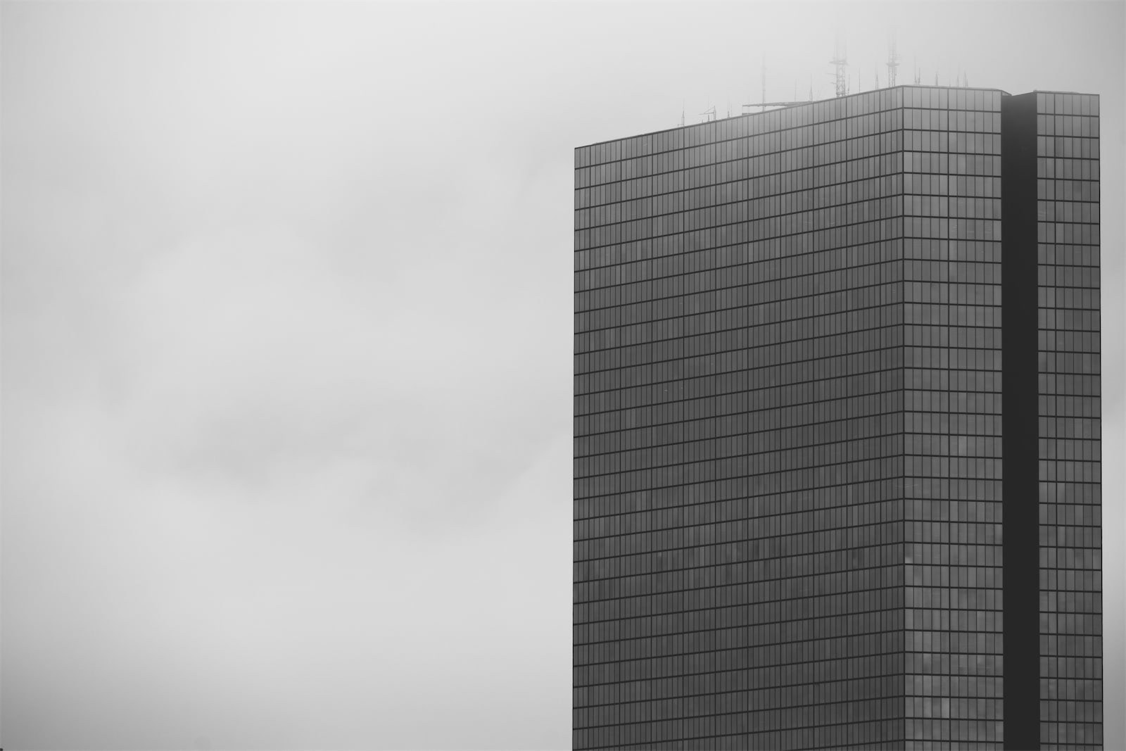 The crown, spiked with antennas, as if the tower is reaching beyond its earthly form, transmitting into the ether.