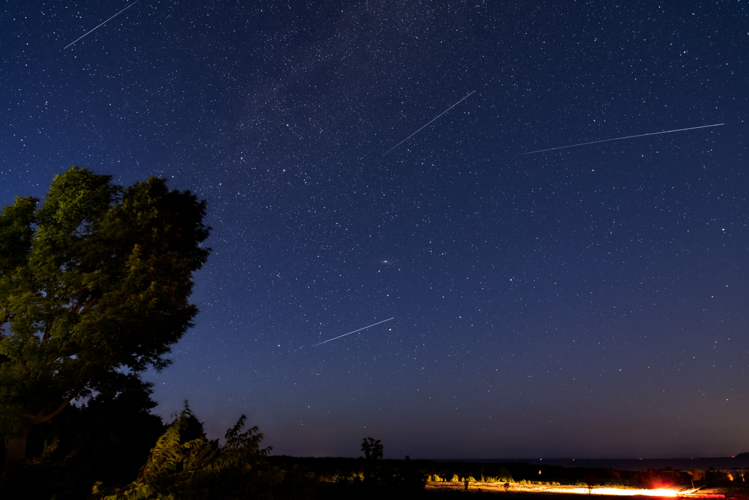 Perseid Meteor Shower © Irwin Seidman
