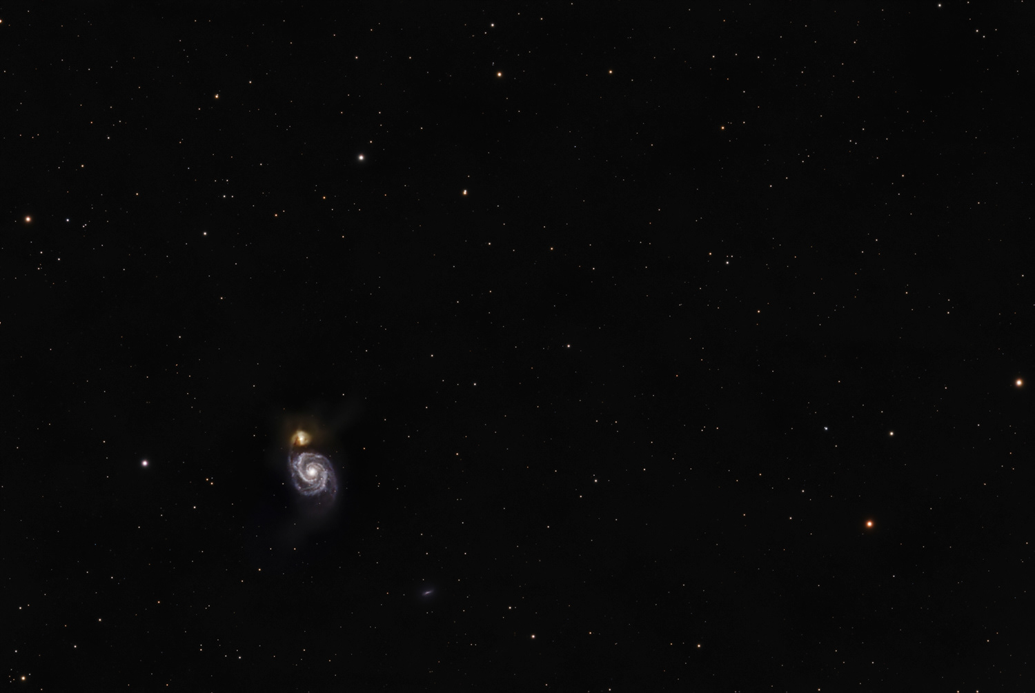 M51 Whirlpool Galaxy © Irwin Seidman