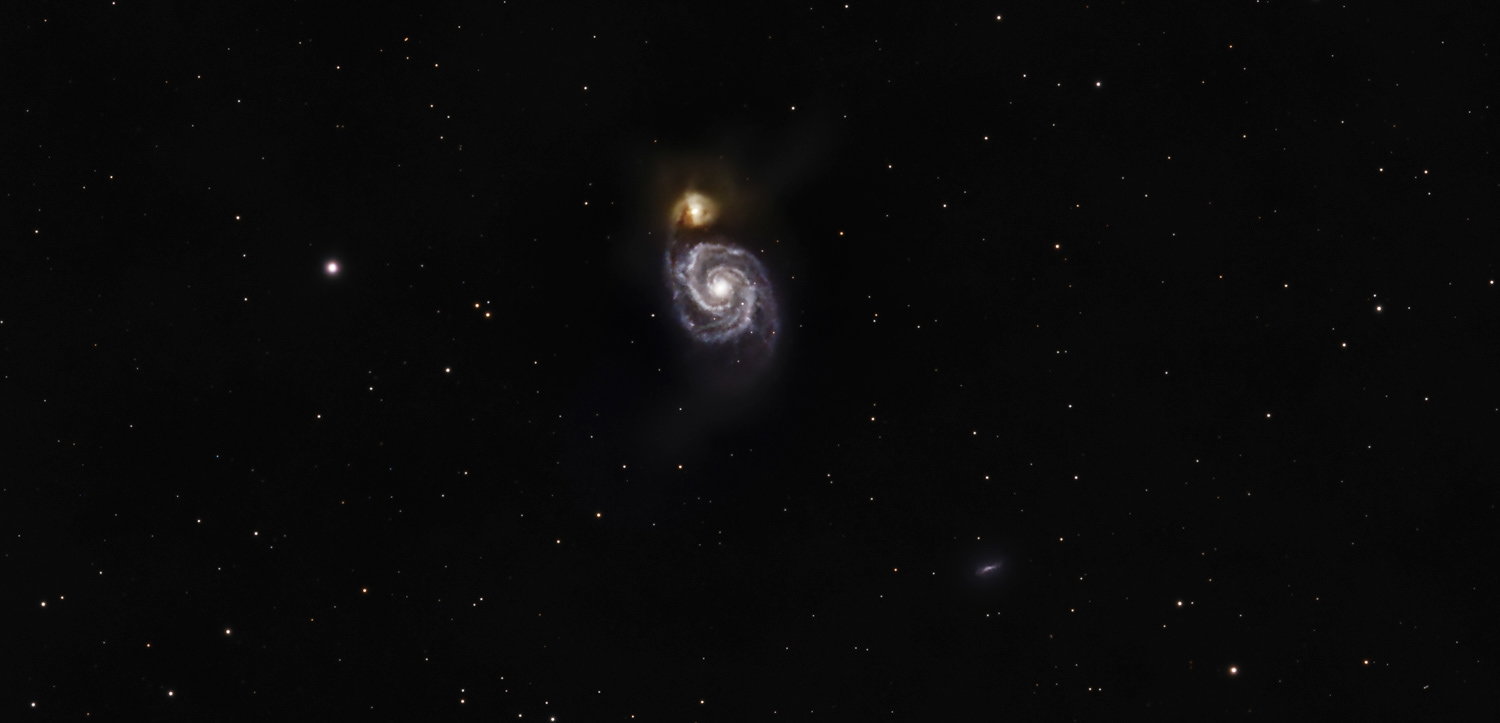 M51 Whirlpool Galaxy © Irwin Seidman