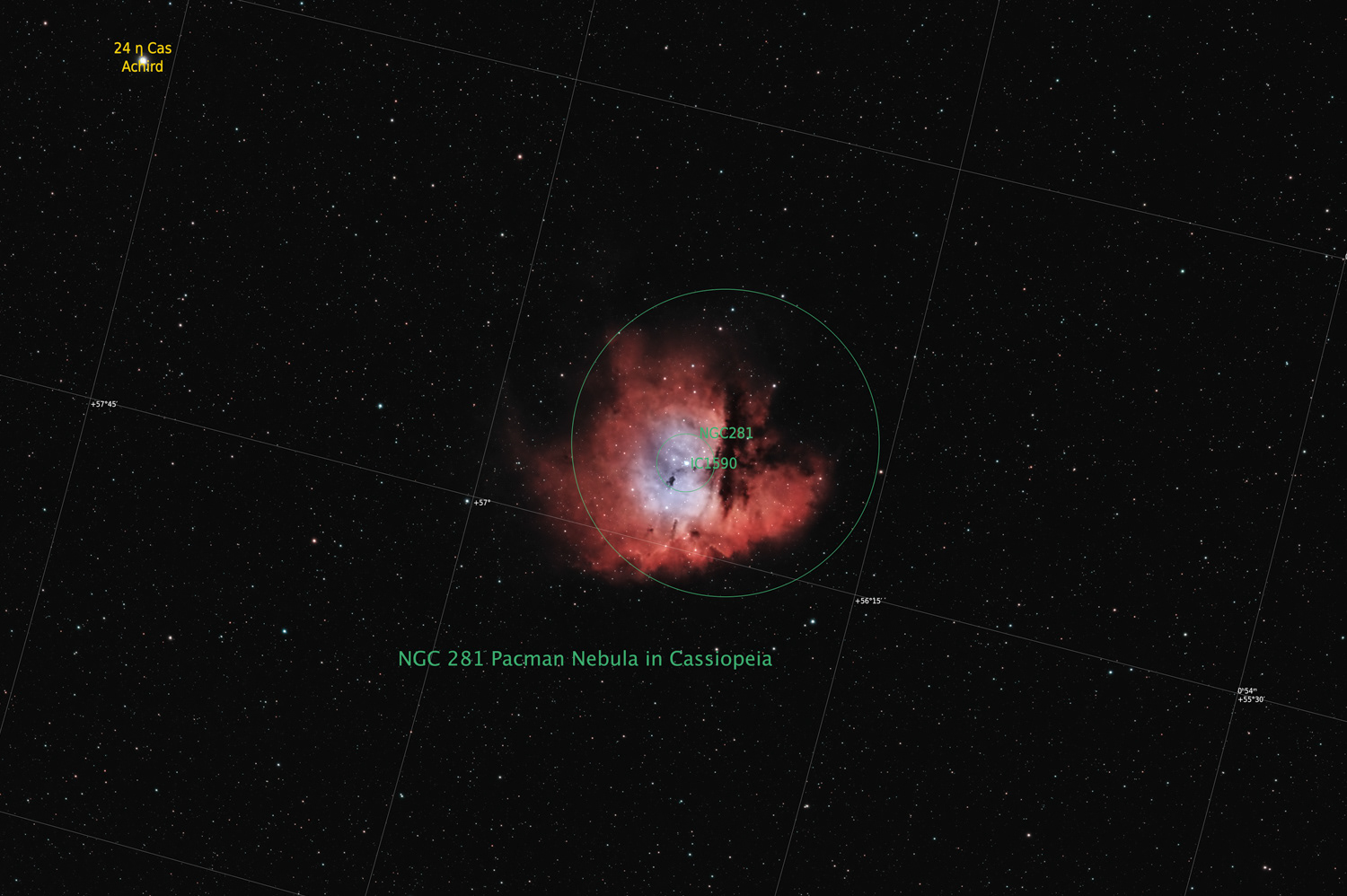NGC 281 Pacman Nebula © Irwin Seidman