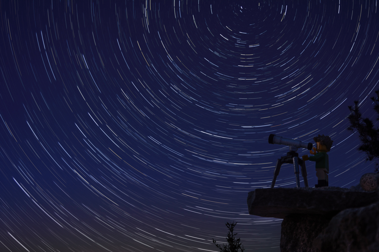 Happy Trails (Star Trails) © Irwin Seidman