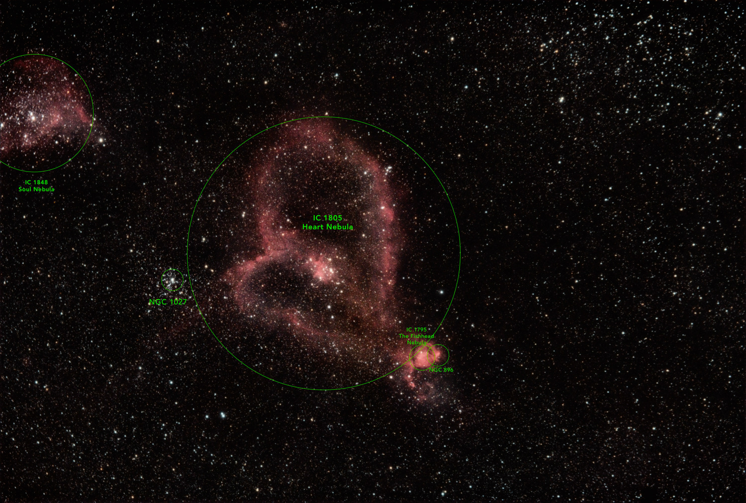 Center of Heart Nebula