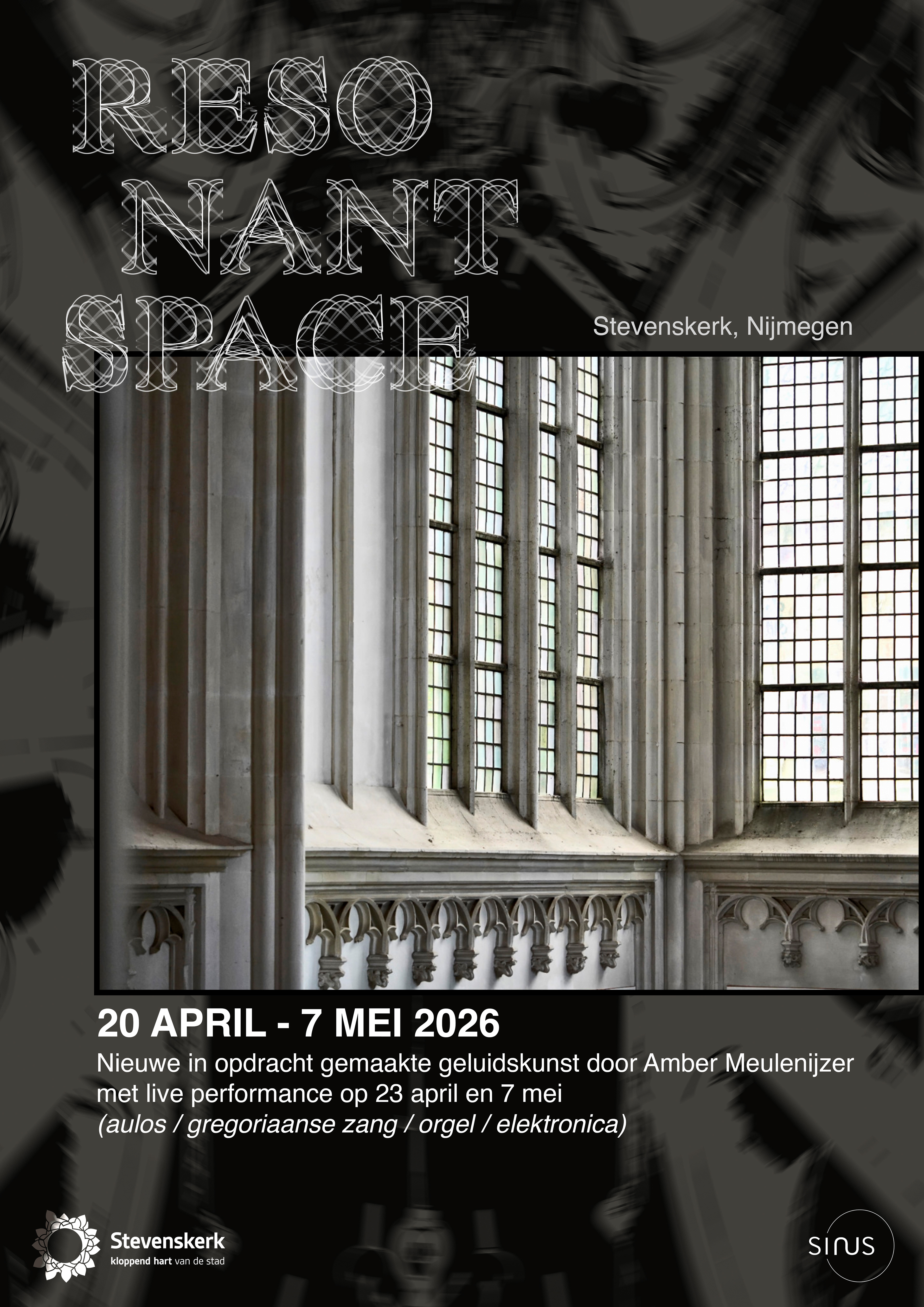 Poster Resonant Space Stevenskerk Nijmegen