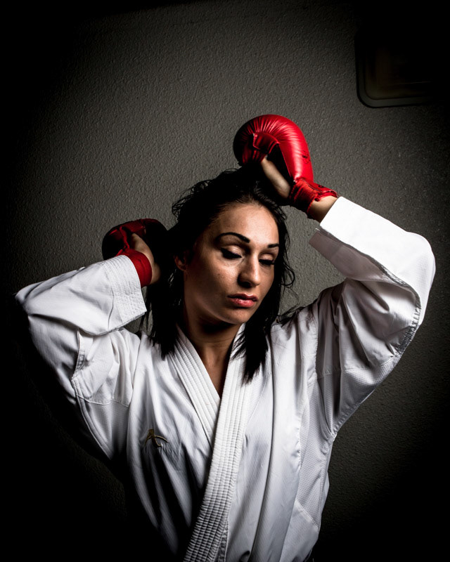 Lolita Dona , triple championne du monde de karaté.
