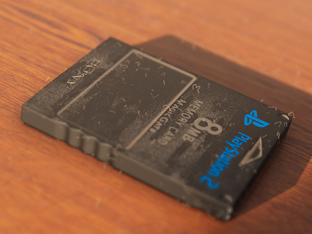 PlayStation 2 Memory Card render