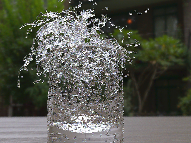 CG Fluid Simulation project cover