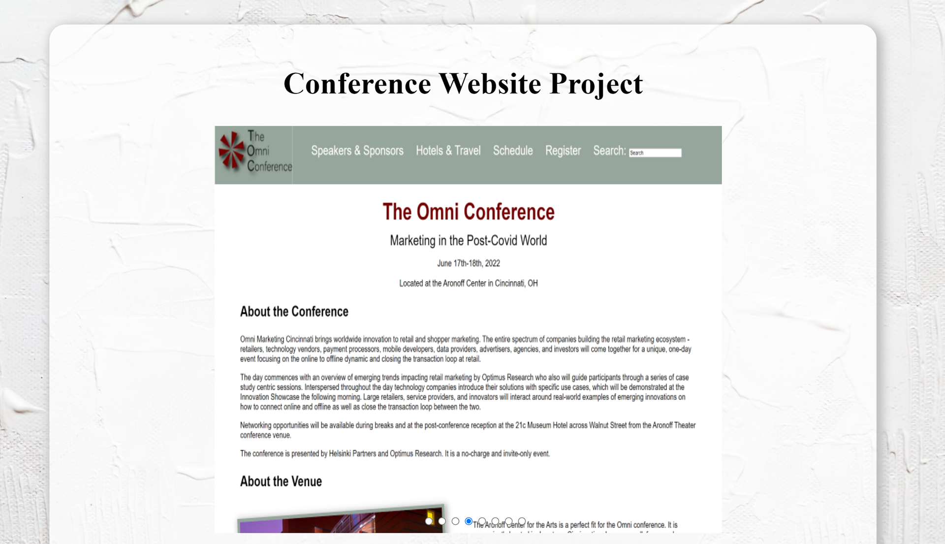 Individual Projects