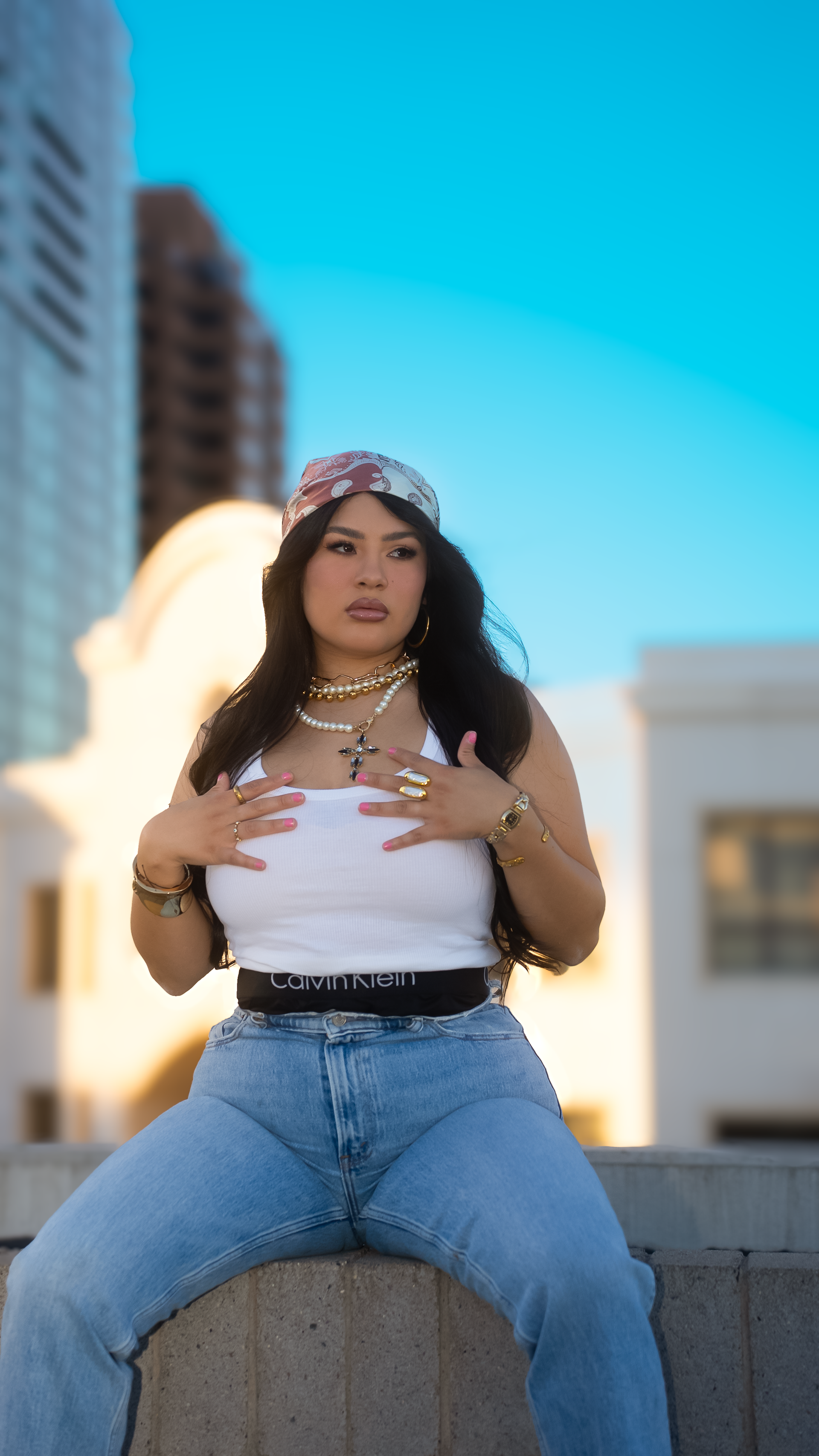 Yaneli downtown photoshoot