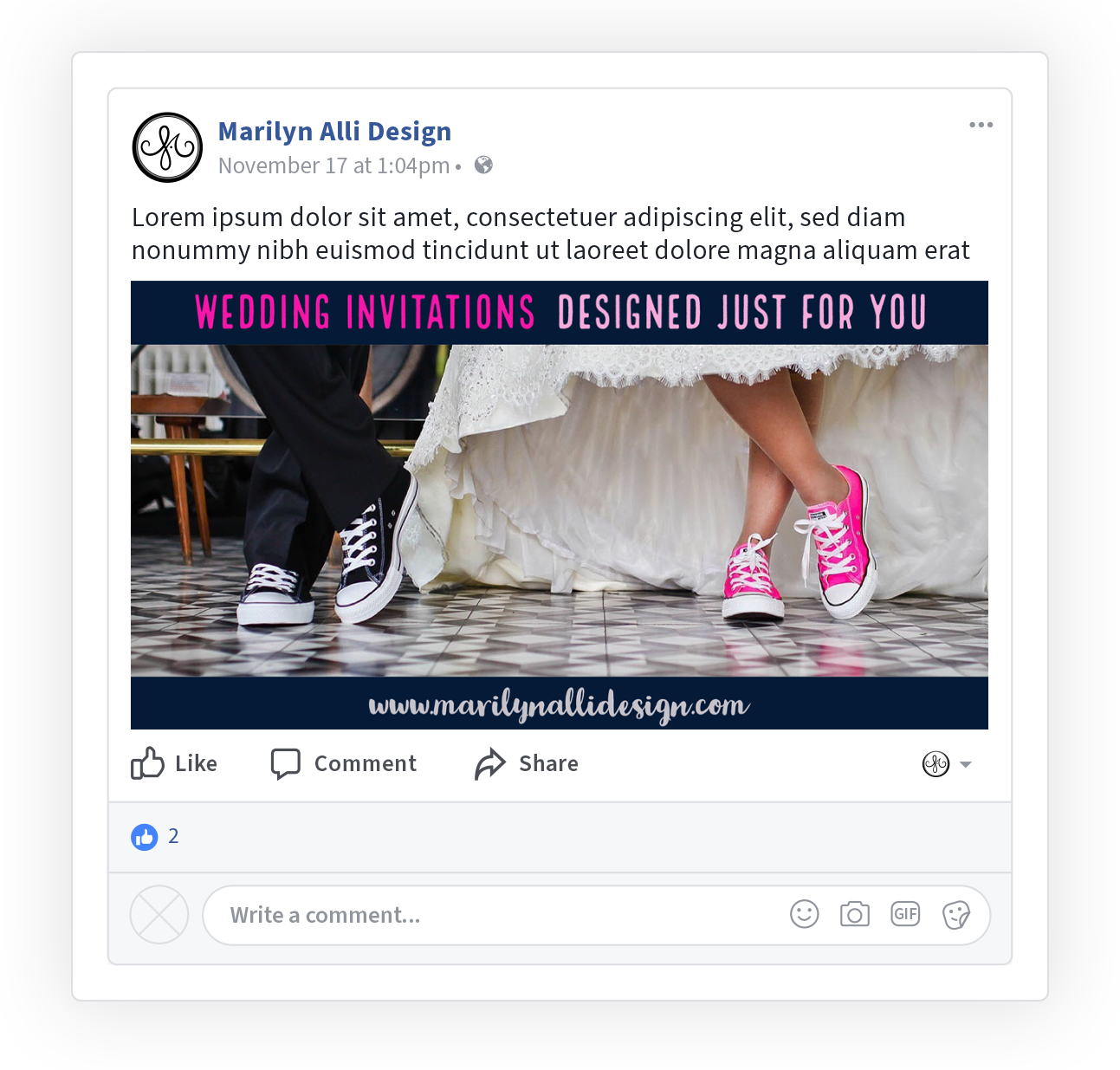 Reworked for Facebook