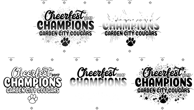 Cheerfest Champs - Color Separation