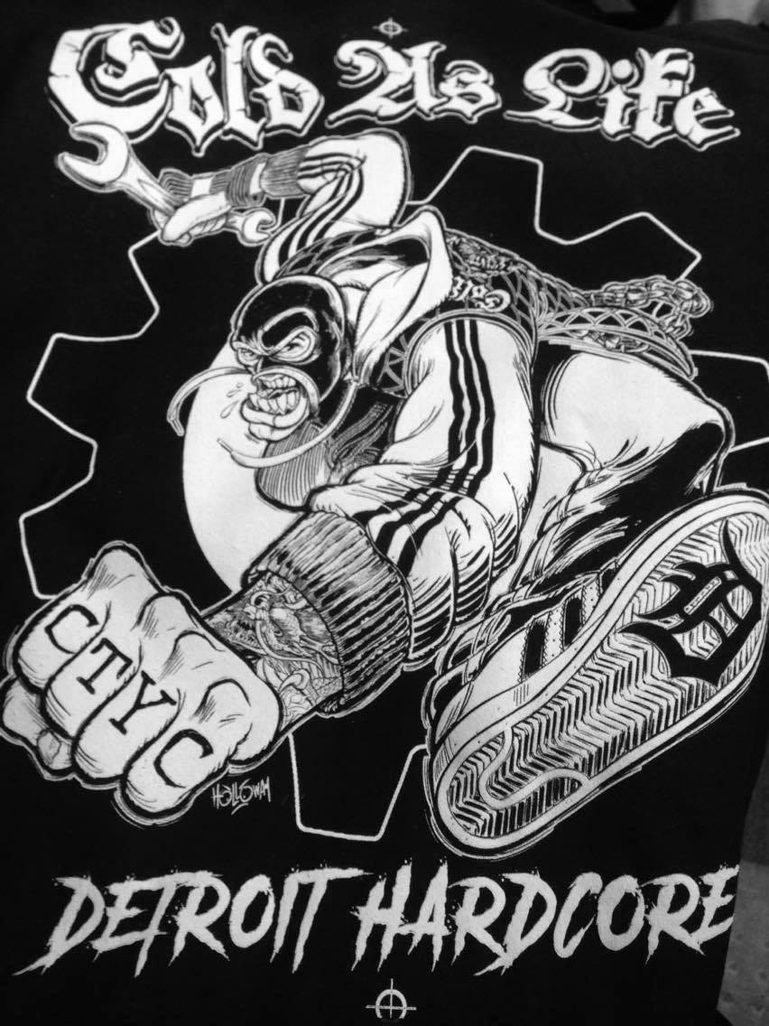 Detroit Hardcore - Photo of Test Print