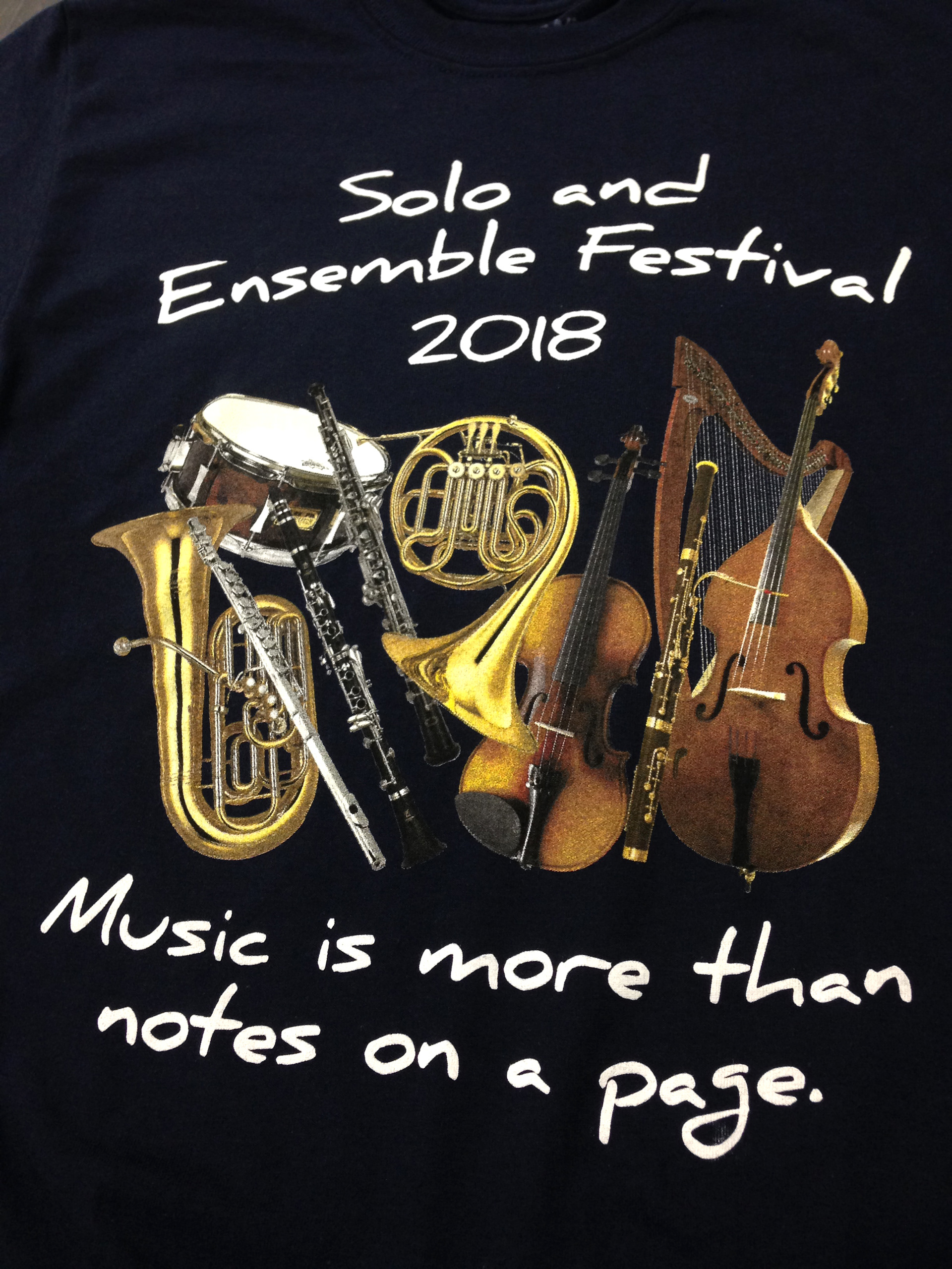 Solo and Ensemble - Photo of Screen Print