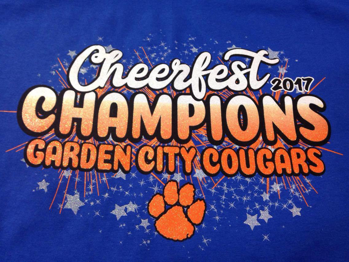 Cheerfest Champs - Photo of Screen Print
