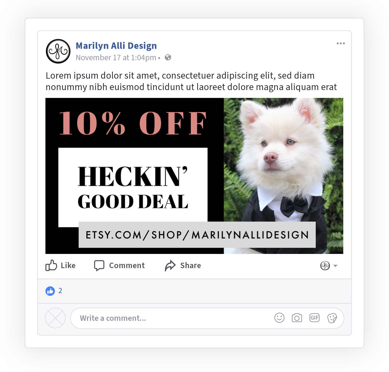 Reworked for Facebook