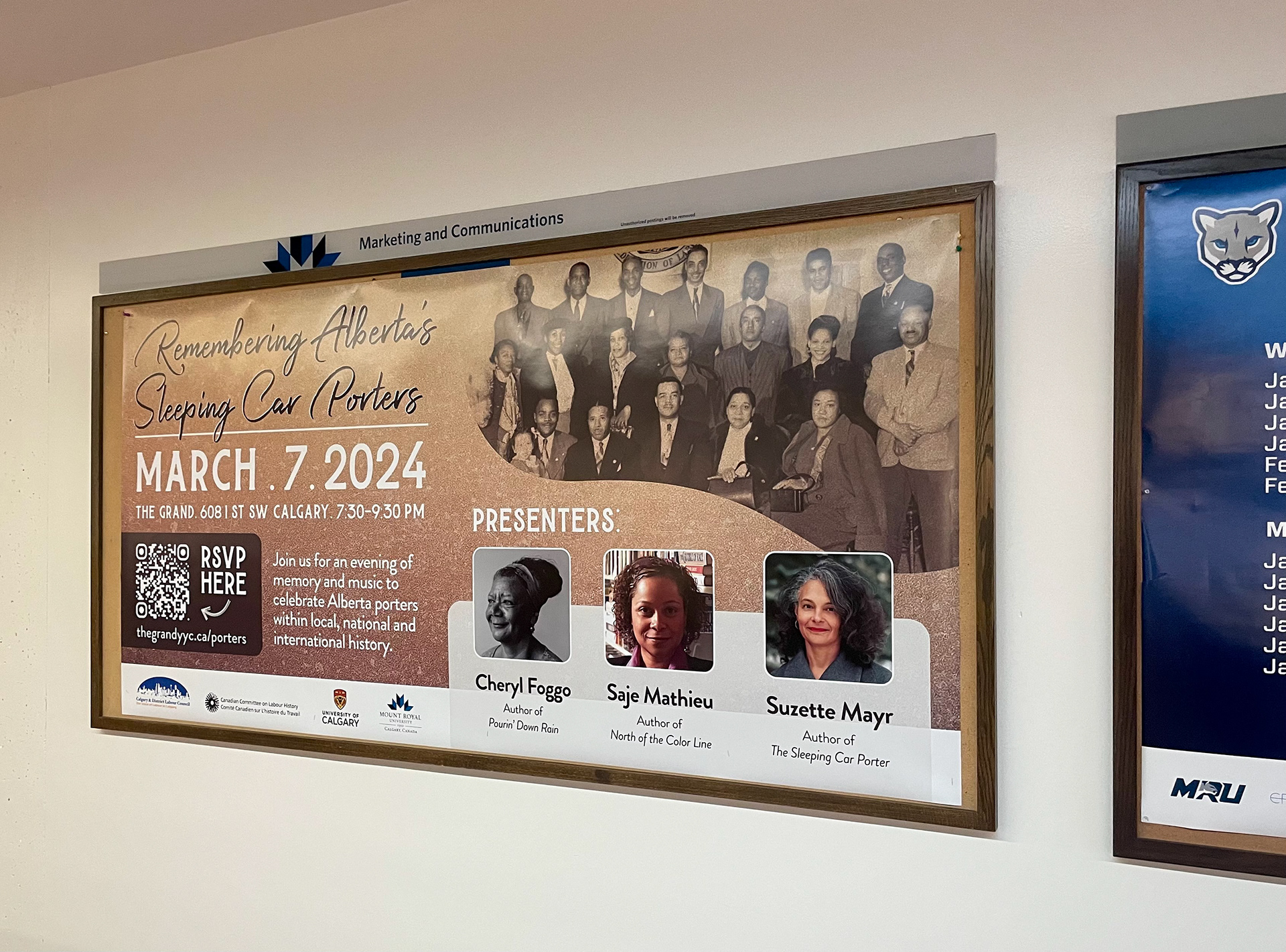 Event Promotion: Large Banner Printing, Featured at Mount Royal University, Main Street