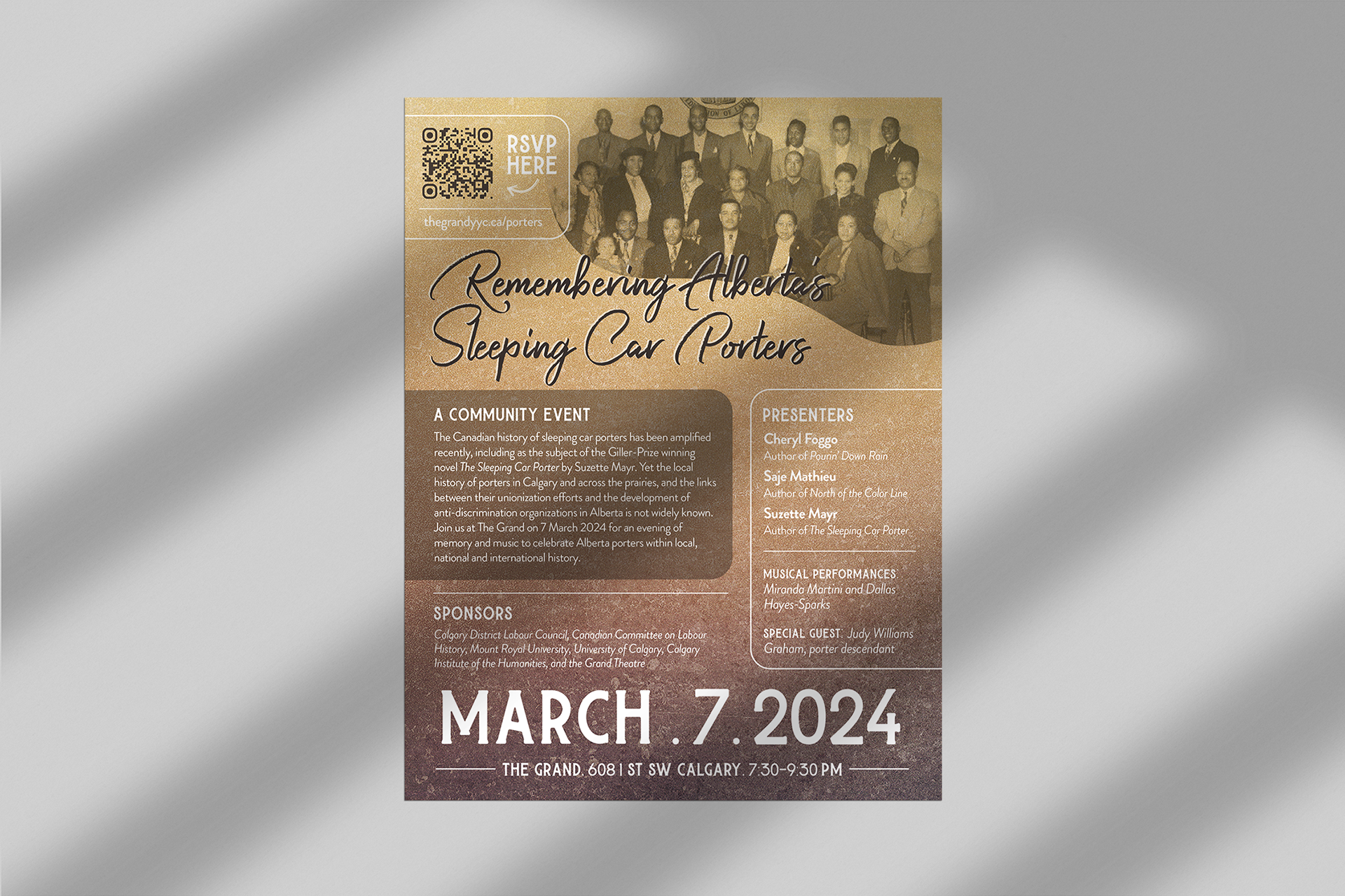 Event Promotion: Poster Featured in Digital and Print