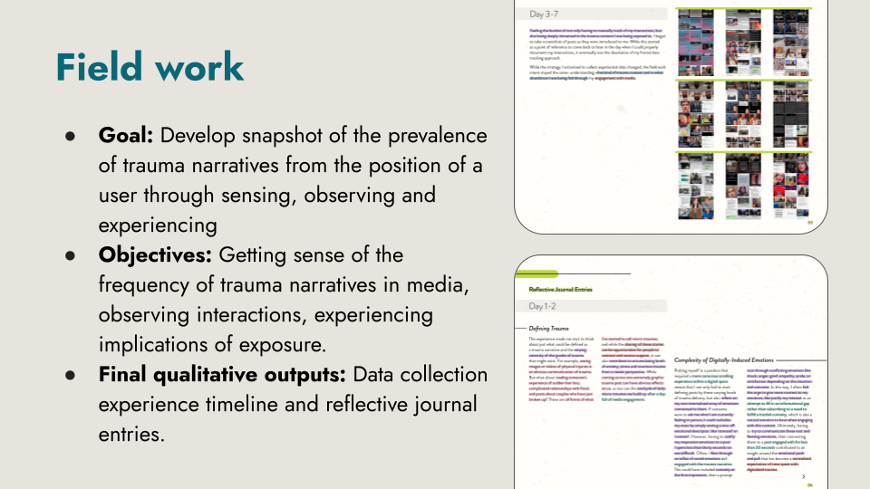 Research Dossier; Field Work Highlight