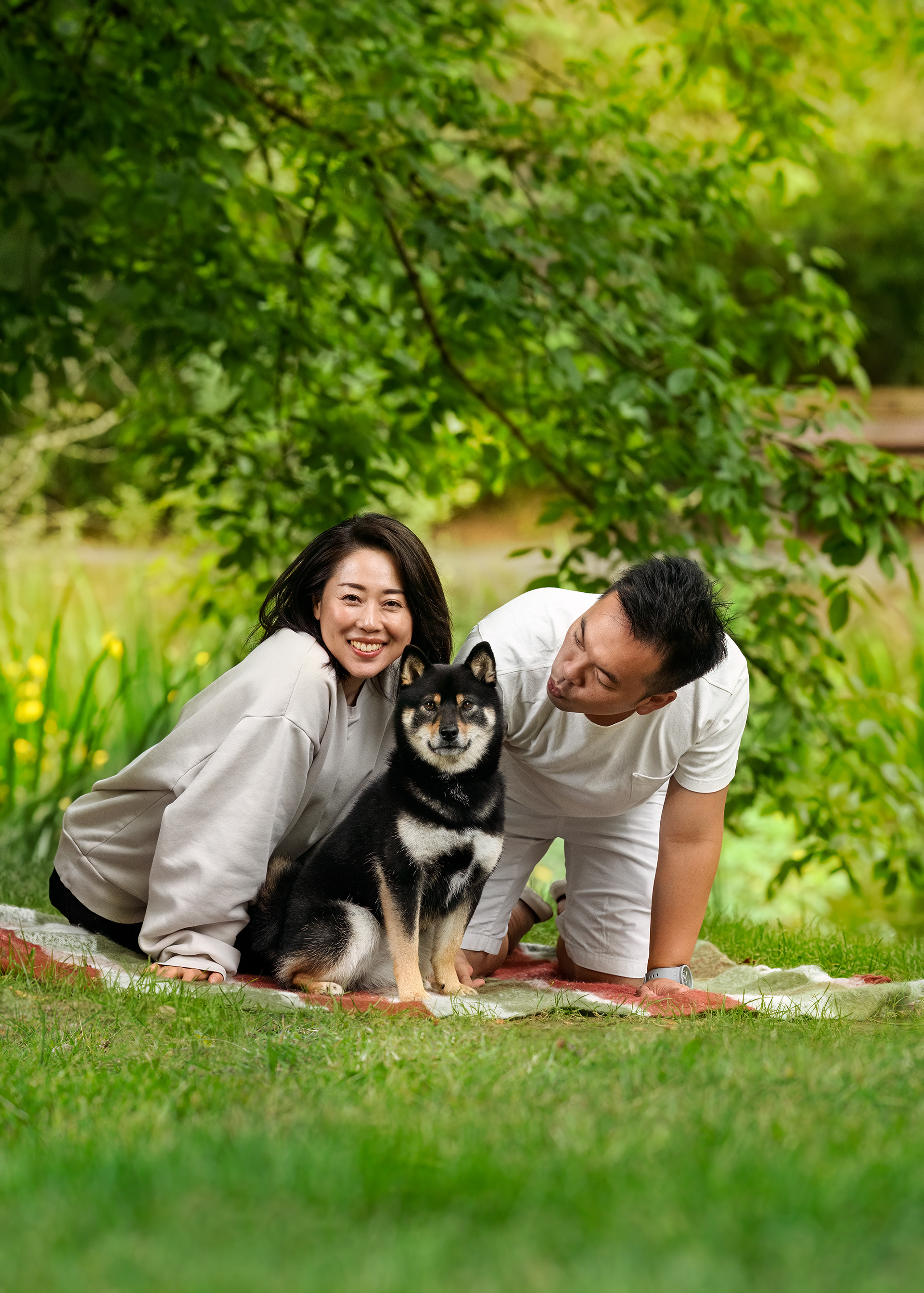 Hime with parents
