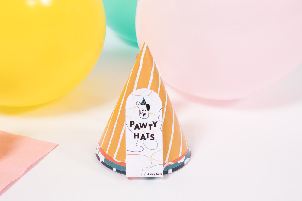 Show off the pawty look with these festive hats!