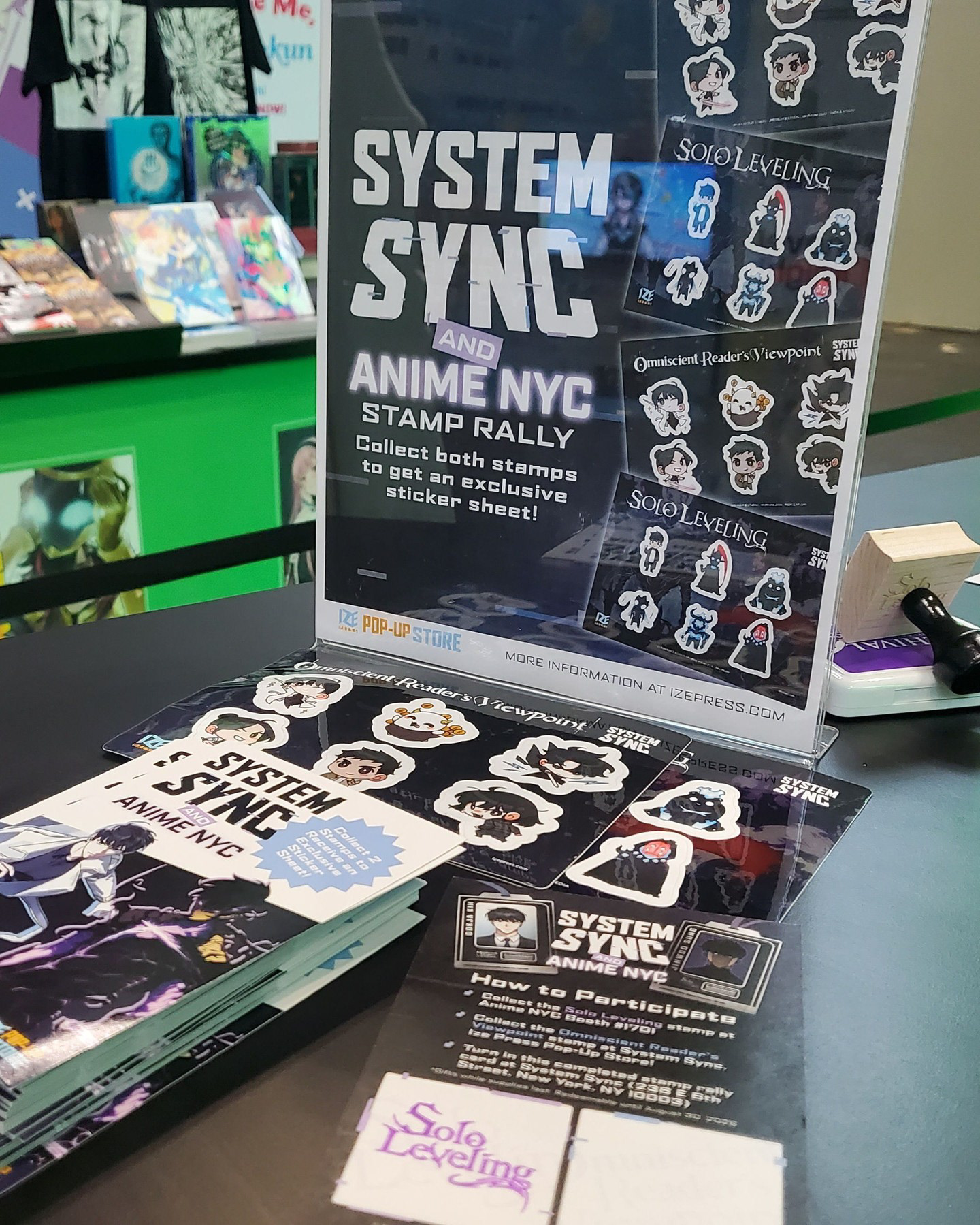 Stamp Rally Card @ Anime NYC