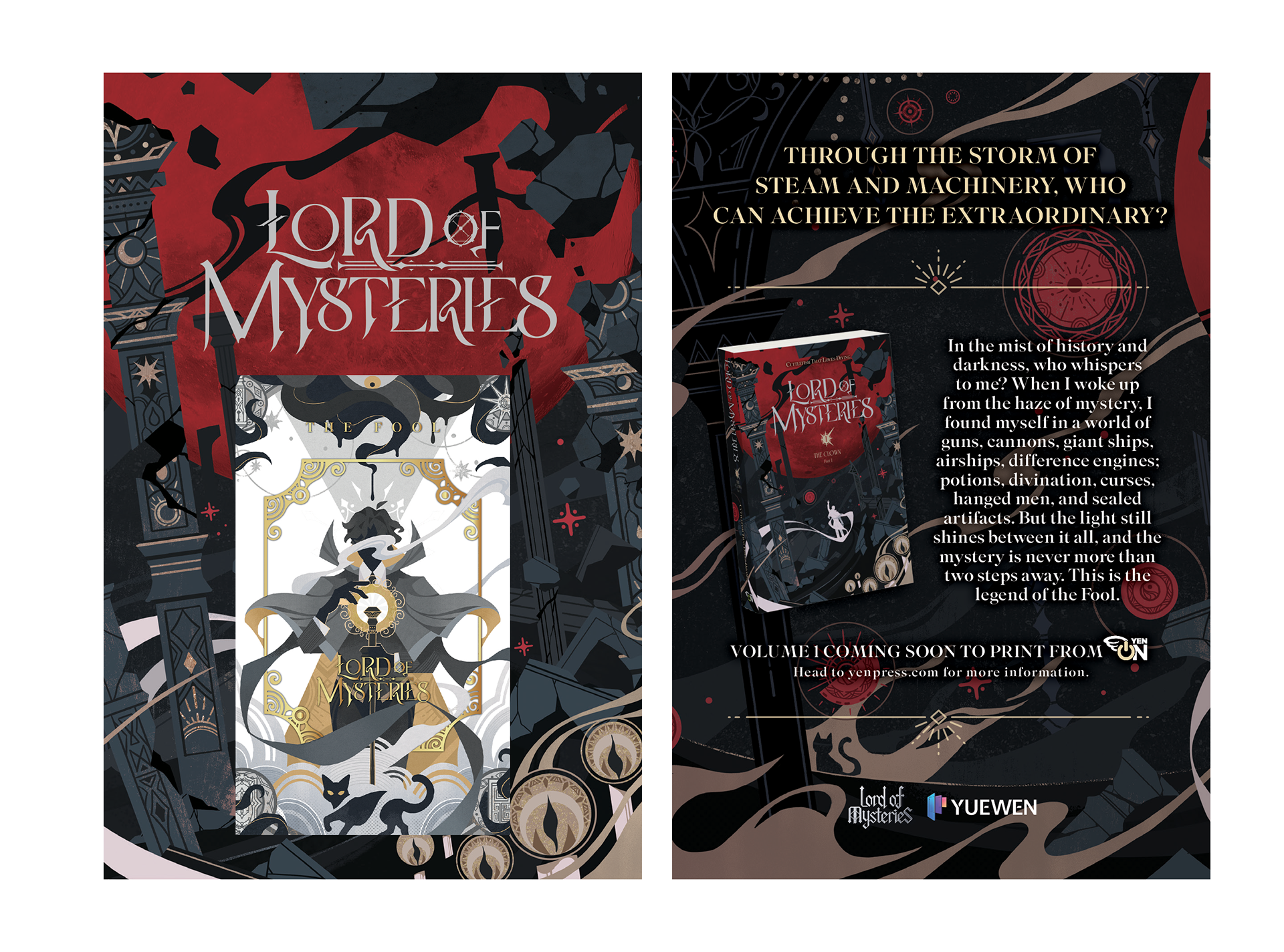 Lord of Mysteries Giveaway Tarot Card