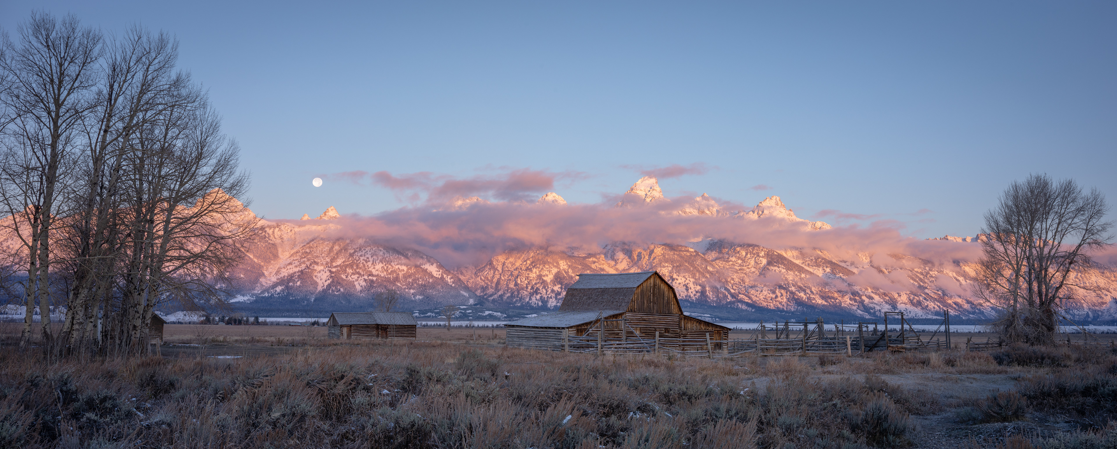 Mormon Row Sunrise Panorama