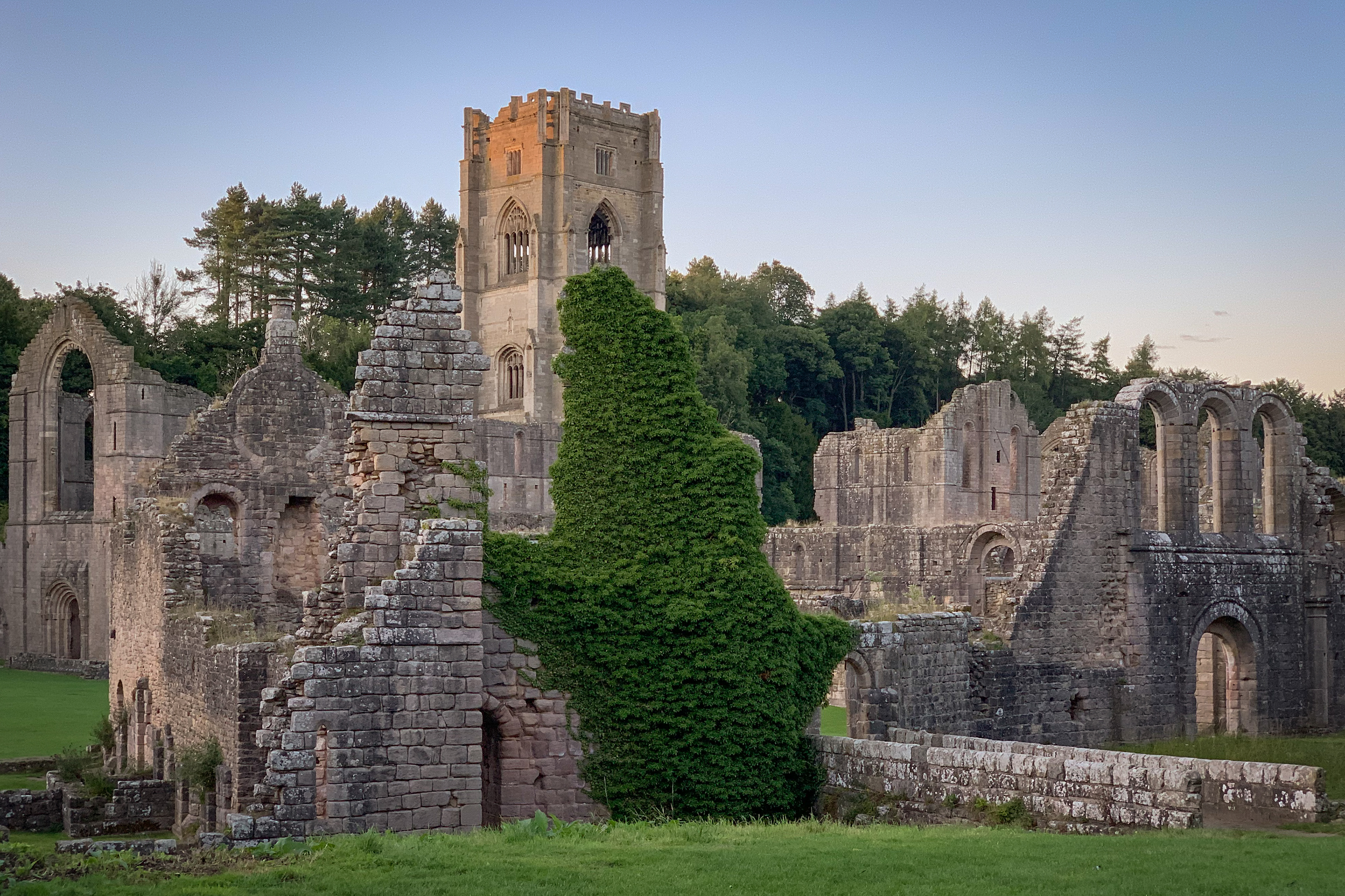 Fountains Abbey Sunset
