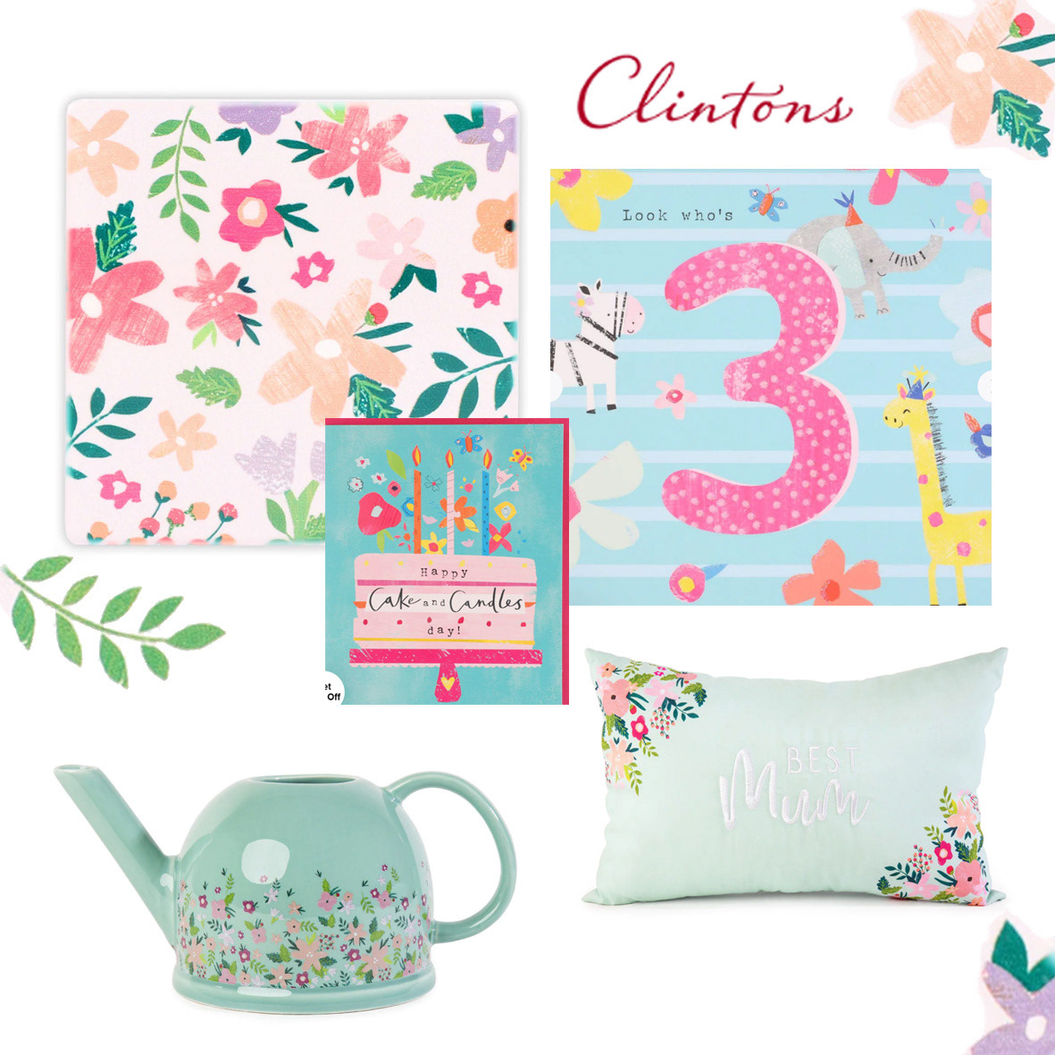 Floral collection for Clintons