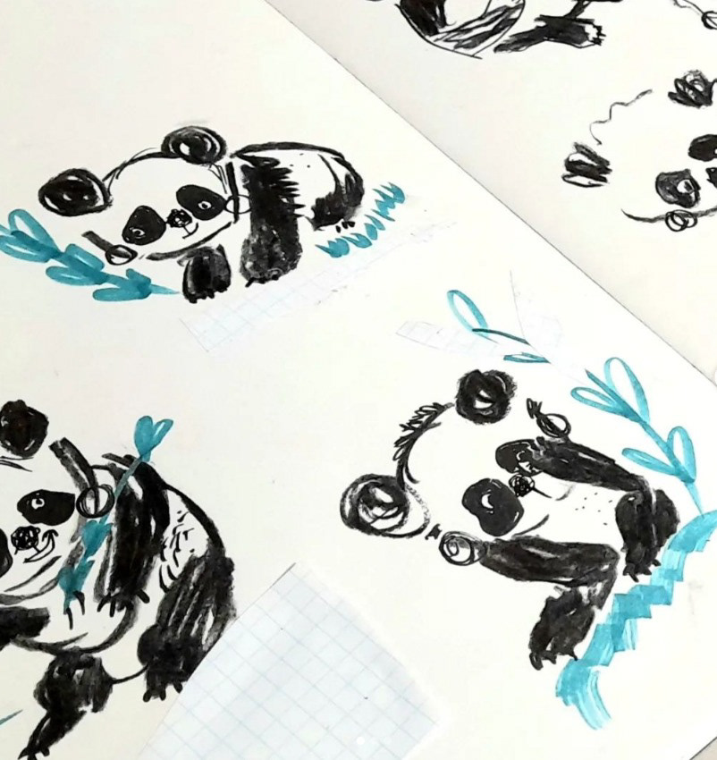 Panda Character studies