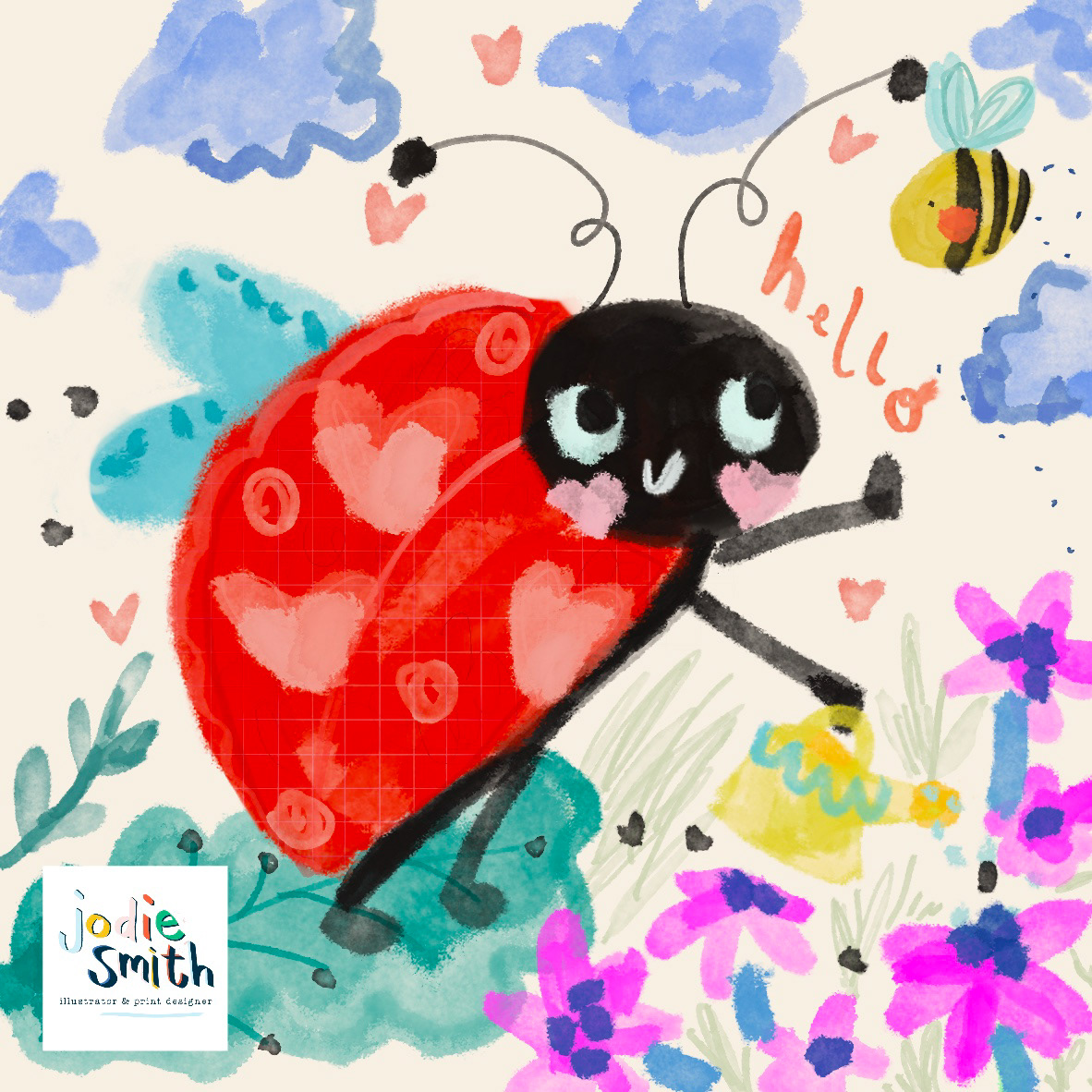 Hello Ladybug and Bee
