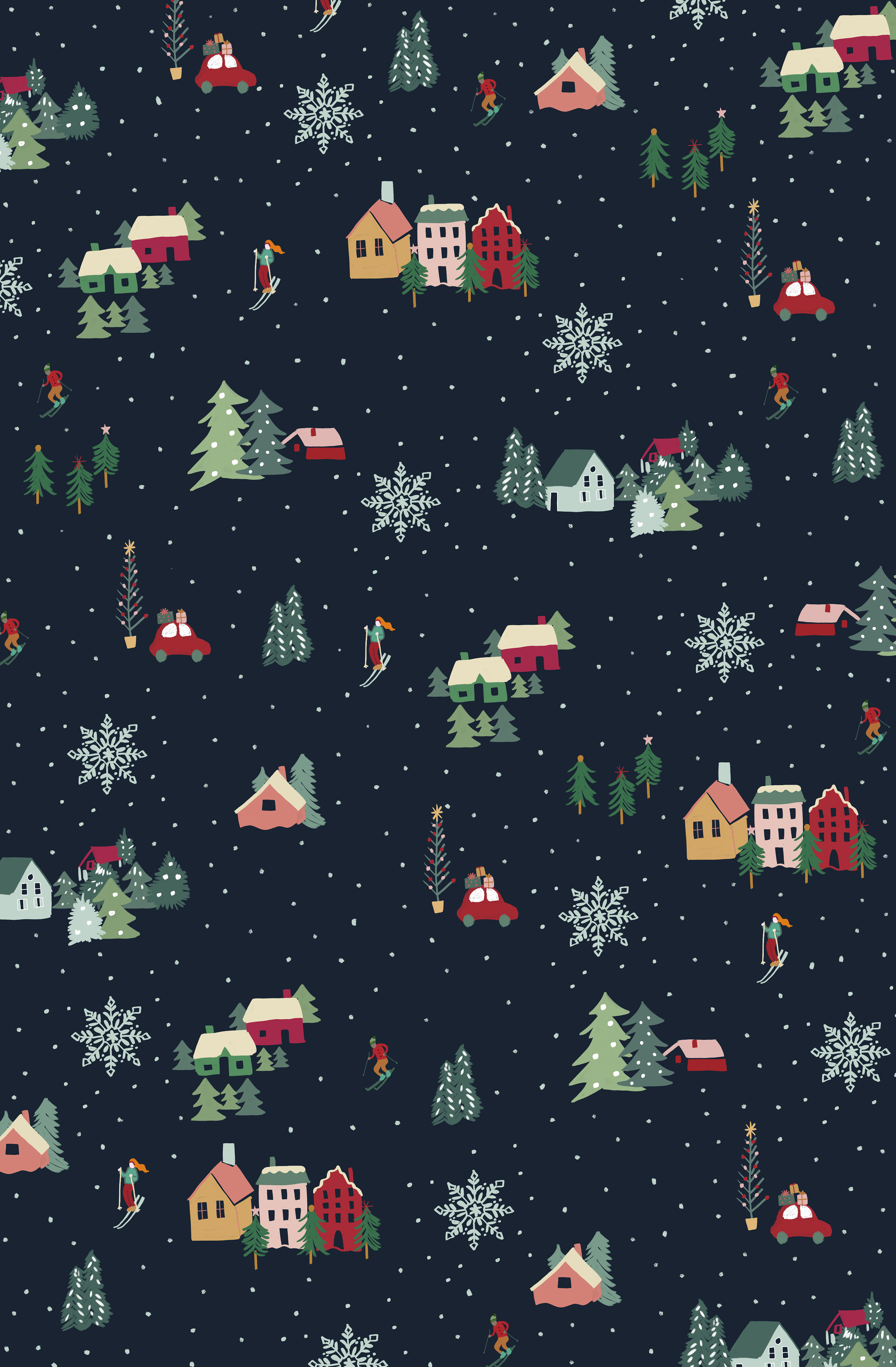 Christmas mini town