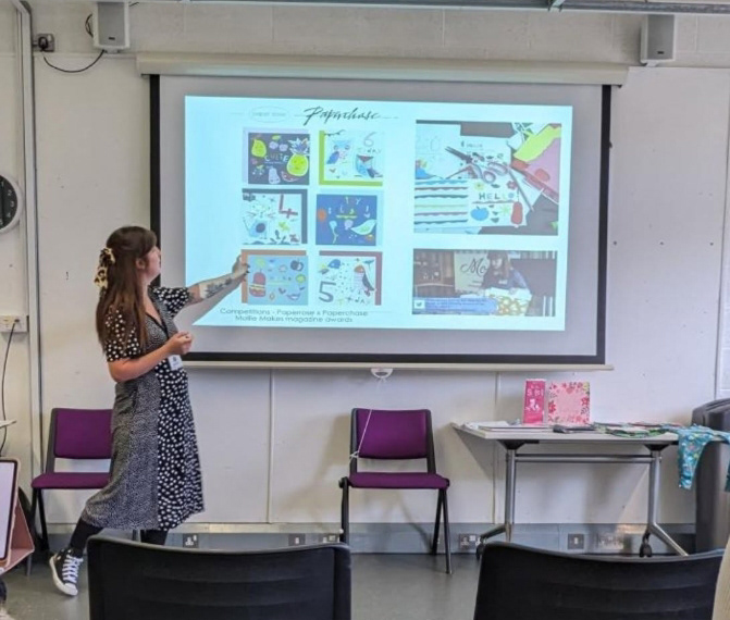 Jodie Smith Illustrator Author Career Talk Leeds Arts University