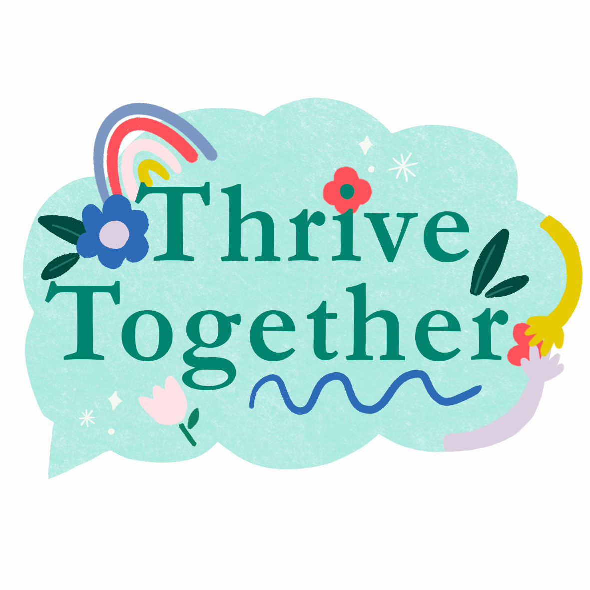 Thrive Together logo design for womens wellbeing group startup by Jodie Smith