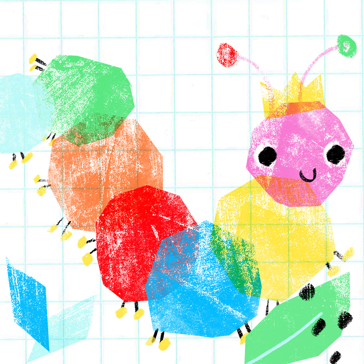 Colourful caterpillar