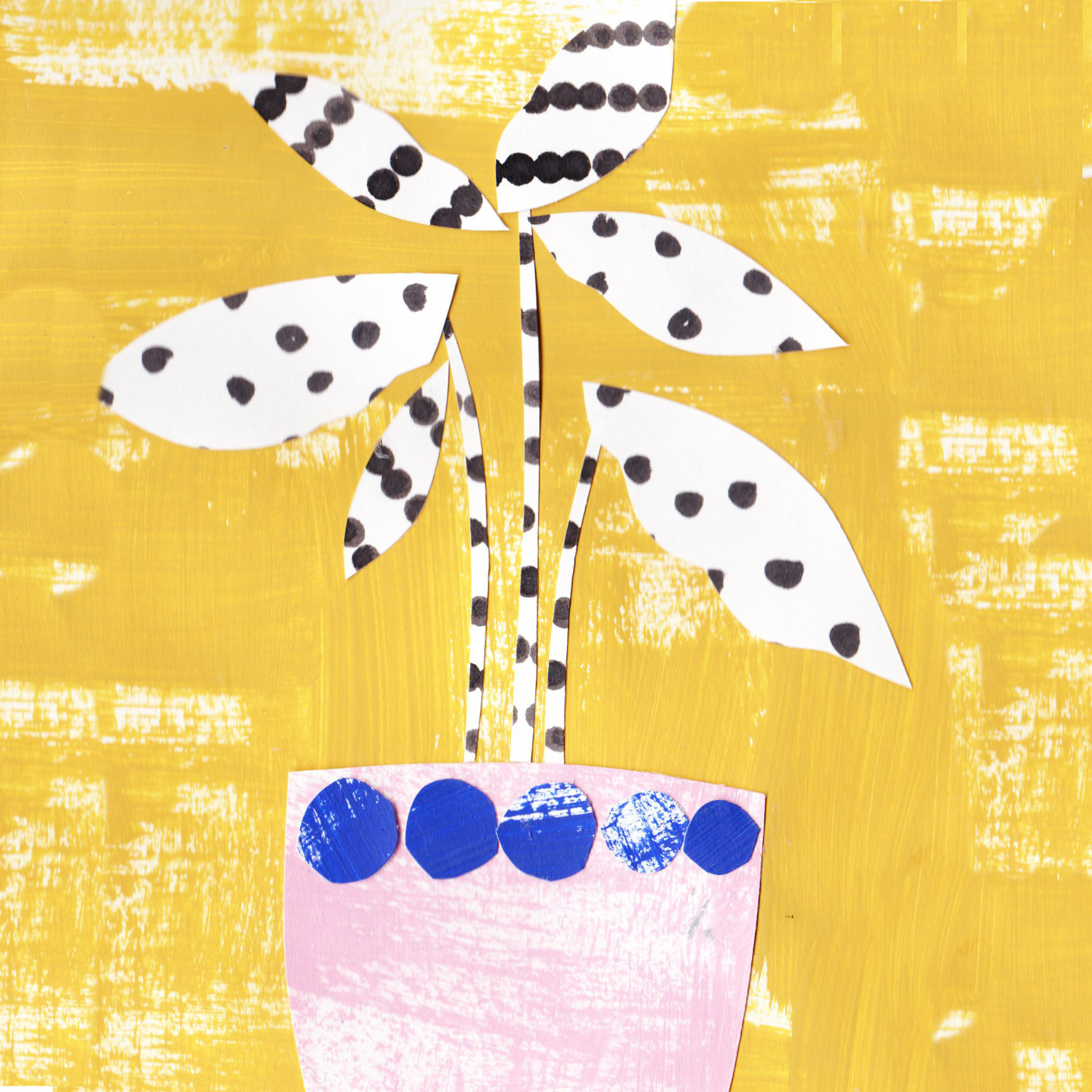 Scandi plant collage