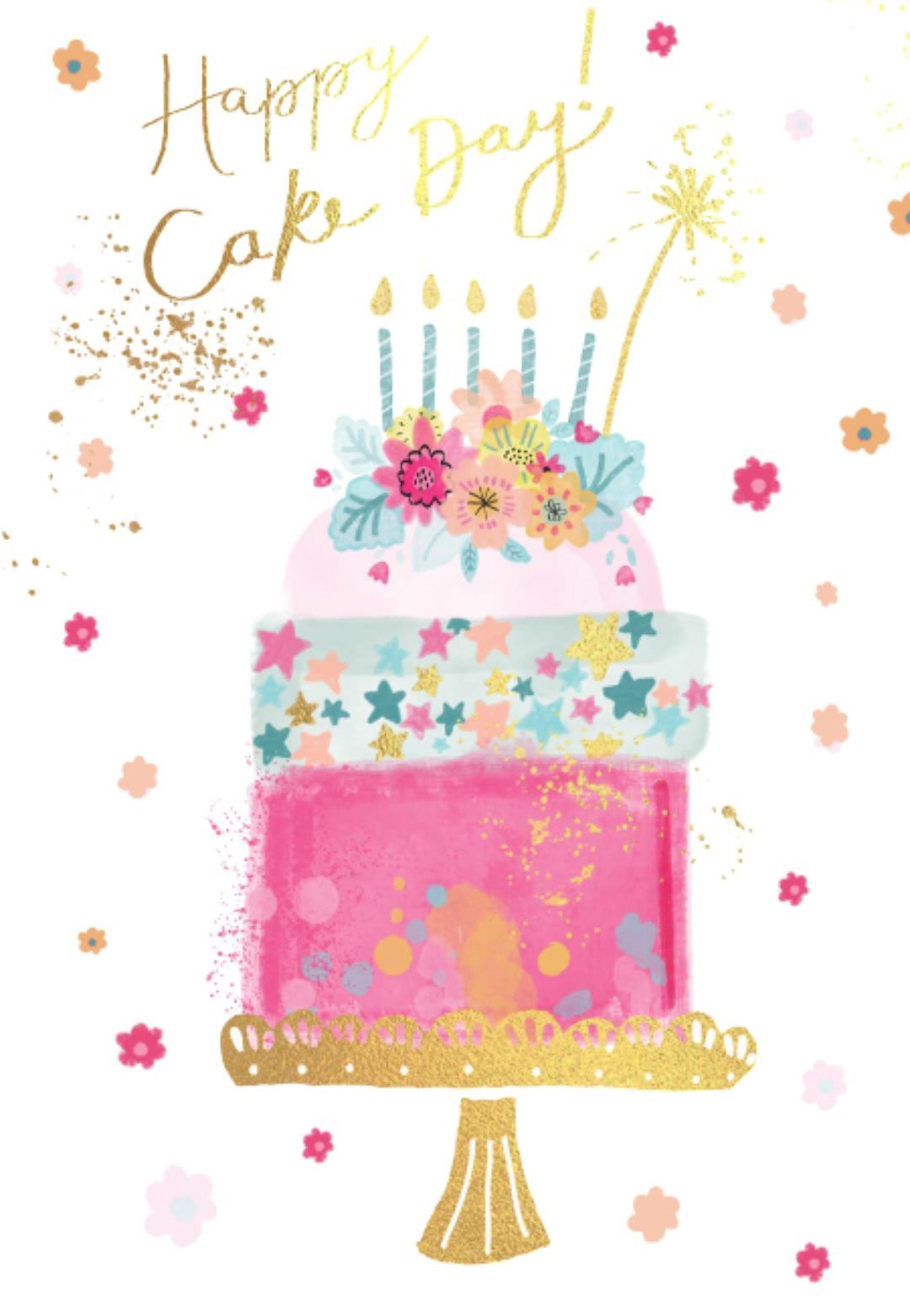 Cake Birthday Card for The Paintbox