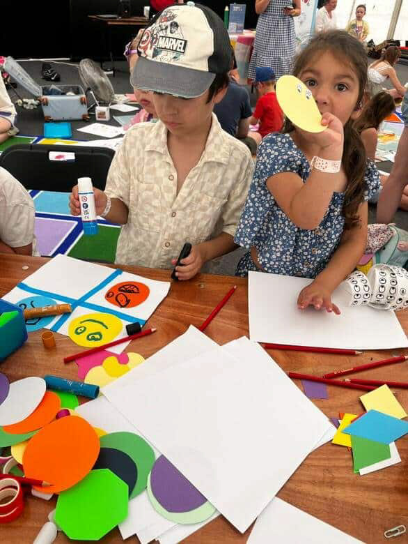 Big Malarkey Festival Art Emotions Workshop