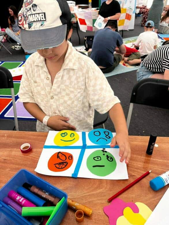 Big Malarkey Festival Art Emotions Workshop